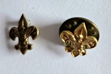 VTG BSA Tenderfoot Pin Lot(2) C-Catch & Clutch Back Mid-Century BSA Insignia picture