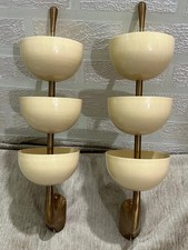 1 Arm Italian Modern Brass Sconces Mid Century Stilnovo Style Wall Lights picture