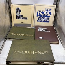1975 Plymouth 1980 Chevy Truck 1980 1981 Ford Dealer Sales Binders Lot of 5 picture