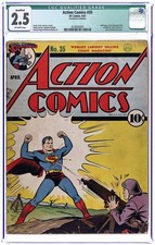 Action Comics #35 CGC 2.5 QUALIFIED 1941 4576050001 picture