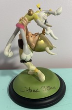 New Goebel Looney Tunes Spotlight Bugs Bunny & Elmer Fudd 1748/12,500 Signed NIB picture