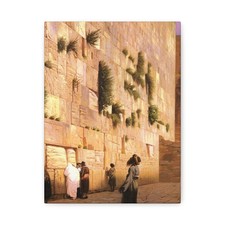 Jean-Leon Gerome (1824-1904) Solomon's Wall Jerusalem - Canvas Wall Art picture