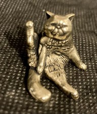 Sitting Cat Grooming Itself Cute 1