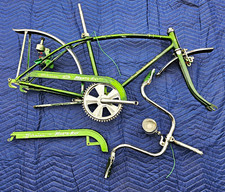 Jan 1972 Schwinn Manta-Ray Vintage Green Parts Package. Not Rusty 2 Chaingaurds picture