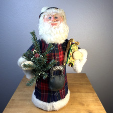 VTG Handcrafted Ann Hubbard Santa Claus Father Christmas St Nick Figure 80s READ picture