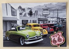 Postcard U.S.A.: Vintage Cars. Route 66  picture