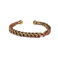 Pure Copper & Brass Adjustable Kada | Bangle for Men and Women |  picture
