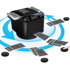 Mourumg Versatile 2-in-1 Automatic Card Shuffler & Dealer Machine- Efficient picture