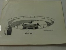 1961 U.S.NAVY Turntable Centrifuge B&W Photo 8