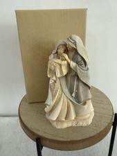Foundations by ENESCO 6016863 HOLY FAMILY Resin Figurine Karen Hahn picture