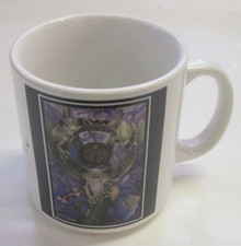 Polar Graphics FROGGY WORLD Ceramic Coffee Mug Cup Vintage 1997- RARE picture