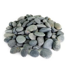 0.50 Cu. Ft. 3 In. to 5 In. Black Mexican Beach Pebble Smooth round Rock for Gar picture