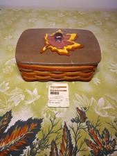Longaberger NEW Collector Club 2015 Maple Leaf Basket Set picture