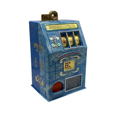 Vintage Medley One Armed Banker 10 Cent Retro Toy Slot Machine Coin Bank picture