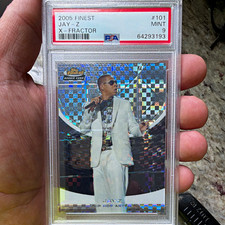 Topps 2005 Finest Jay-Z X-Fractor #101 Rookie Card PSA 9 /199 picture