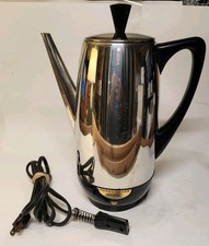 Vintage Farberware Superfast Automatic Electric Coffee Percolator Stainless Stee picture
