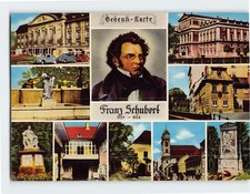 Postcard Gedenk karte Franz Schubert Vienna Austria picture