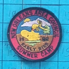 Vintage Boy Scouts Camp Billy Bird/Bibby Summer Camp patch - Single Unit picture