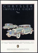 CHRYSLER Imperial Eight 1931 Auto Car Ad Four Door Sedan picture