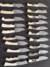 Lot of 20 Pcs 8'' Full Tang Skinners Knives Bone Handle Damascus Steel W/Sheath picture