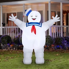 7FT GHOSTBUSTERS STAY PUFT MARSHMALLOW MAN AIRBLOWN LIGHTED YARD INFLATABLE picture