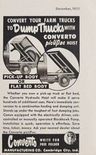 1951 Print Ad Converto Converts Farm Trucks to Dump Trucks Cambridge City,IN picture