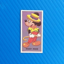 1957 BARRATT MICKEYS SWEET CIGARETTE CARD WALT DISNEY CHARACTERS MICKEY MOUSE NM picture