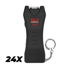 FIGHTSENSE (24PC) Rechargeable Stun Gun With Led Light Extremely Powerful picture