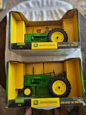 John Deere Model 50 Tractor 1/16 Die-Cast Metal Lot of 2 w/ Boxes 2005 picture