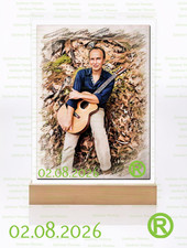 Dave Alvin--12DB--Picture Frame With Wooden Base picture