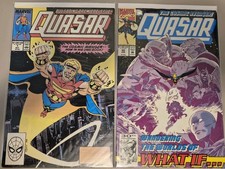 Quasar #1 (1989) 1st Solo Origin Of Quasar Marvel+ Quasar 30 1st Venomized Cover picture