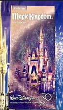 Walt Disney World 50th Anniversary Celebration Magic Kingdom Guide Park Map picture