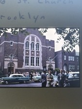1960 First Evangelical Free Church Brooklyn NY Original Kodachrome Slide picture