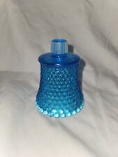 One Homco Home Interior Blue Hobnail Peg Votive Cup Glass picture
