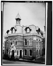 Photo:Paterson New Jersey Public School No. 2 1880s Gothic School Building picture