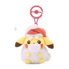 Presale Pokemon Center 2026 Christmas Mascot Keychain Pikachu Covered in Snow picture