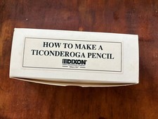 Rare 1993 Dixon Ticonderoga How To Make A Pencil Kit Samples Newsday Letters picture