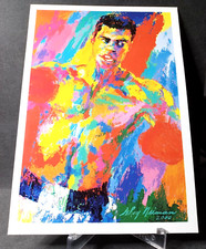 Rare LeRoy Neiman 2000 Muhammad Ali Athlete of the Century Postcards picture