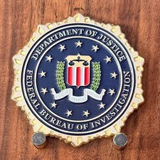 FBI CJIS Department Of Justice Official Emblem Challenge Coin  M#17 picture