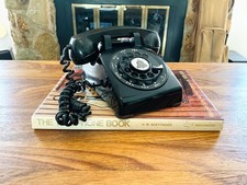 Vintage Western Electric 1964 WORKING MCM Telephone, Classic Black  Desk Phone picture