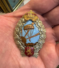 WWII-VERY RARE KINGDOM OF BULGARIA REGENCY PERIOD MILITARY BADGE-ISSUE 1944-1946 picture