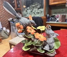 Boehm Mockingbird Family 400-52 Limited Edition Rare - No Box - NO 309 picture