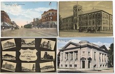 6 1910- 1920's era East Chicago Indiana Postcards picture