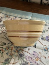Antique Weller Pottery Small No. 5 Yellow Ware Mixing Bowl picture