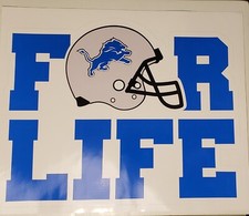 Detroit Lions Large Tailgate Sticker Decal 11.5