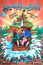 Disney 1992 Splash Mountain Frontierland Attraction 11 x 17 Poster Br'er Rabbit picture