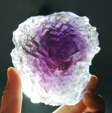 Natura Purple Fluorite Mineral Specimen Hubei Province China picture