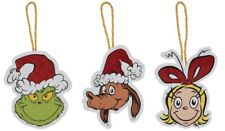 The GRINCH Dr. Seuss designs NEW Grinch, Max, or Cindy Lou Ornament - U-PICK picture