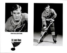 PF17 Original Photo TIM ECCLESTONE 1968-69 ST LOUIS BLUES NHL HOCKEY RIGHT WING picture