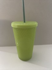 Starbucks 2022 Lemongrass Glow In The Dark Grande Studded Tumbler Halloween 16oz picture